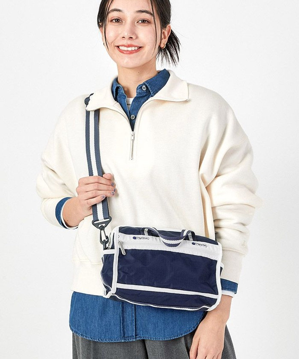 LeSportsac MINI DUFFEL CROSSBODY/スペクテイターディープブルー スペクテイターディープブルー