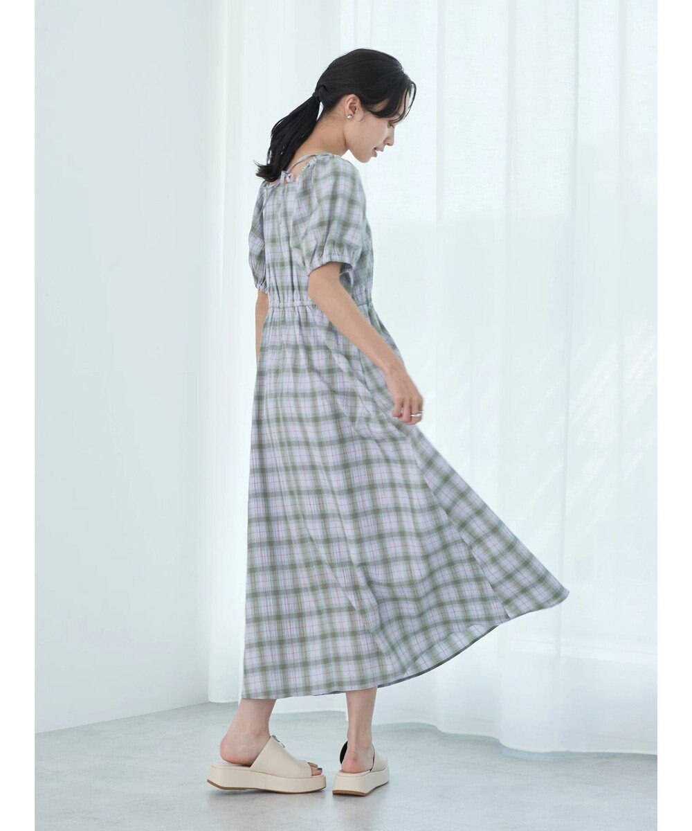 earth music&ecology ホルターネックシャーリングワンピース 