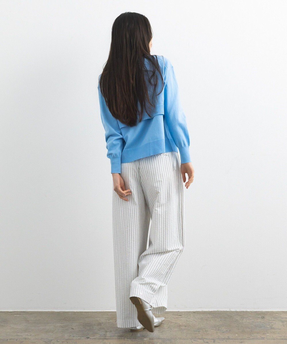 CRAFT STANDARD BOUTIQUE ベルトデザインワイドパンツ 