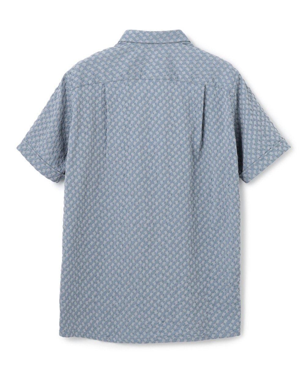 JOSEPH HOMME パターンジャガードストレッチ  /  レギュラーカラー半袖シャツ 