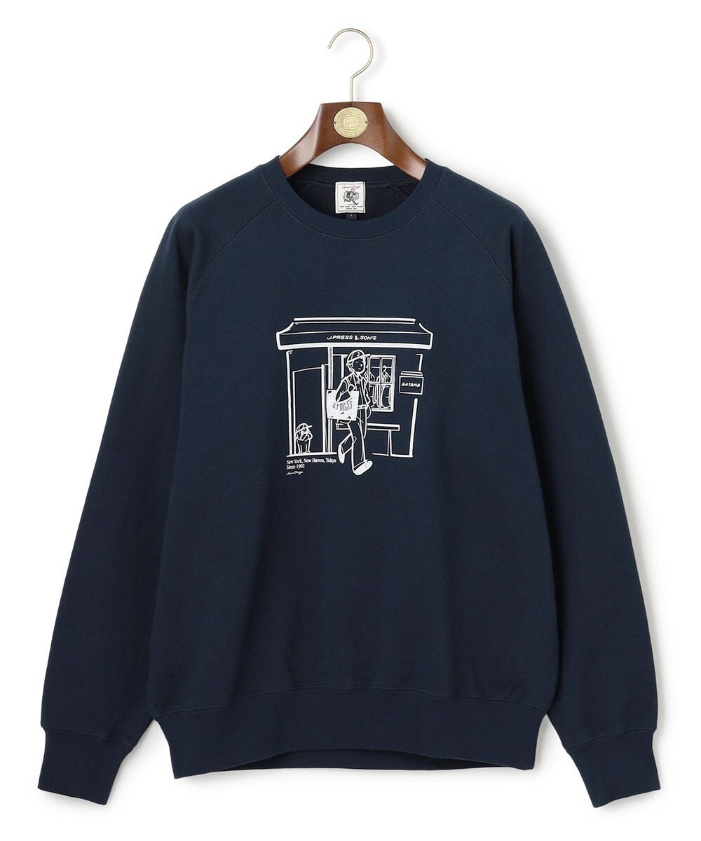 J.PRESS MEN 【AaronChang】【UNISEX】グラフィック スウェットシャツ 
