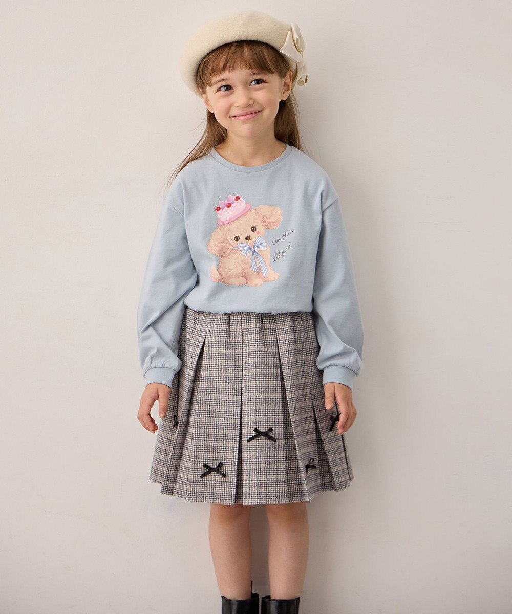 ANY KIDS アニマルモチーフ長袖Tシャツ 