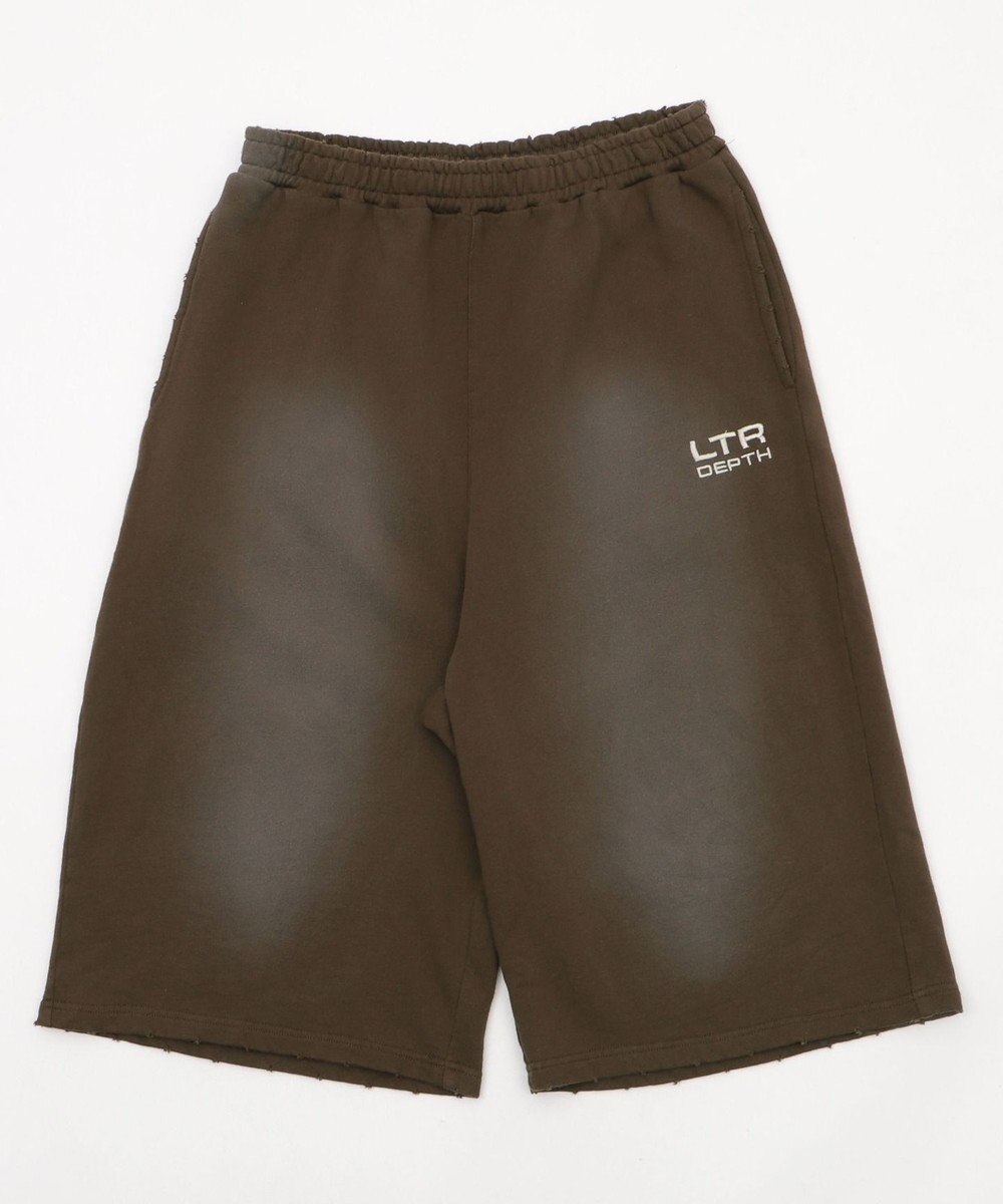 WEGO 【ユニセックス着用ITEM/ウエストゴム】ダメージアップリケショートパンツ 