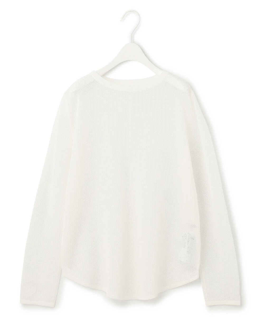 ICB 【洗える】 ドライメッシュ ニットトップス 