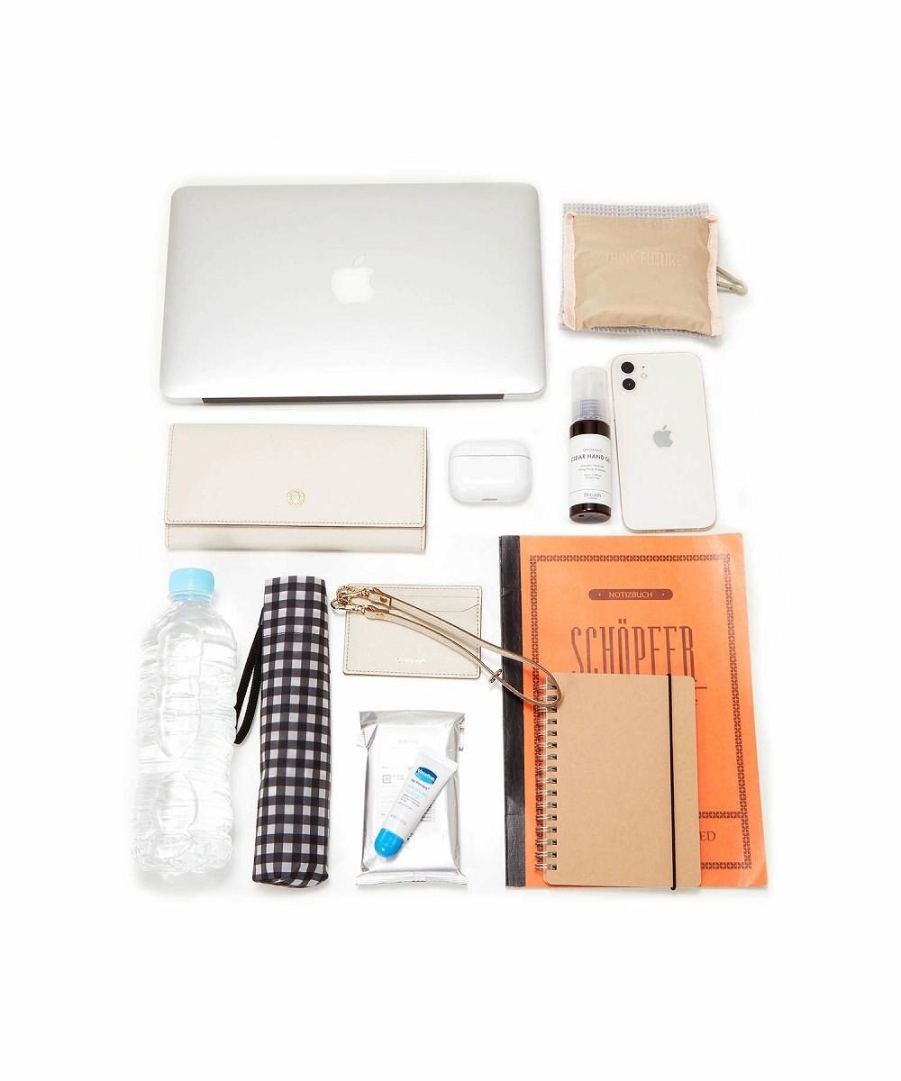 TOPKAPI 【Breath TOPKAPI】スコッチグレイン ネオレザー トート バッグ ショルダー付き M 