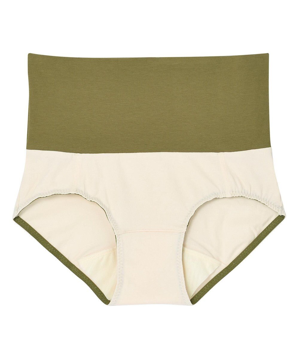 une nana cool 綿ベア天竺 カラーブロッキング サニタリーショーツ 