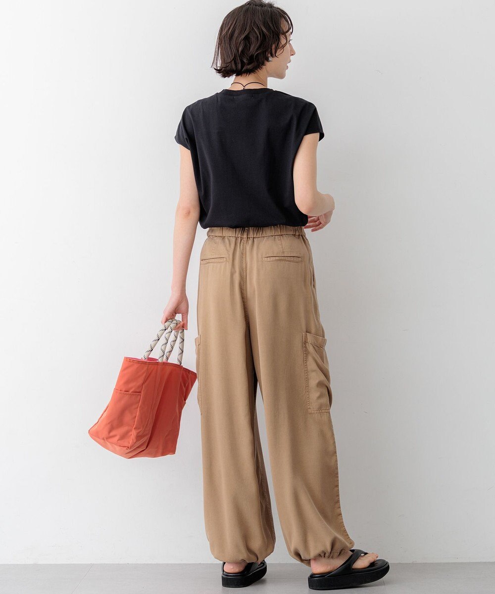 23区 S 【先行予約/WEB&一部店舗限定カラーあり】スビンハイツイスト フレンチスリーブ Tシャツ 