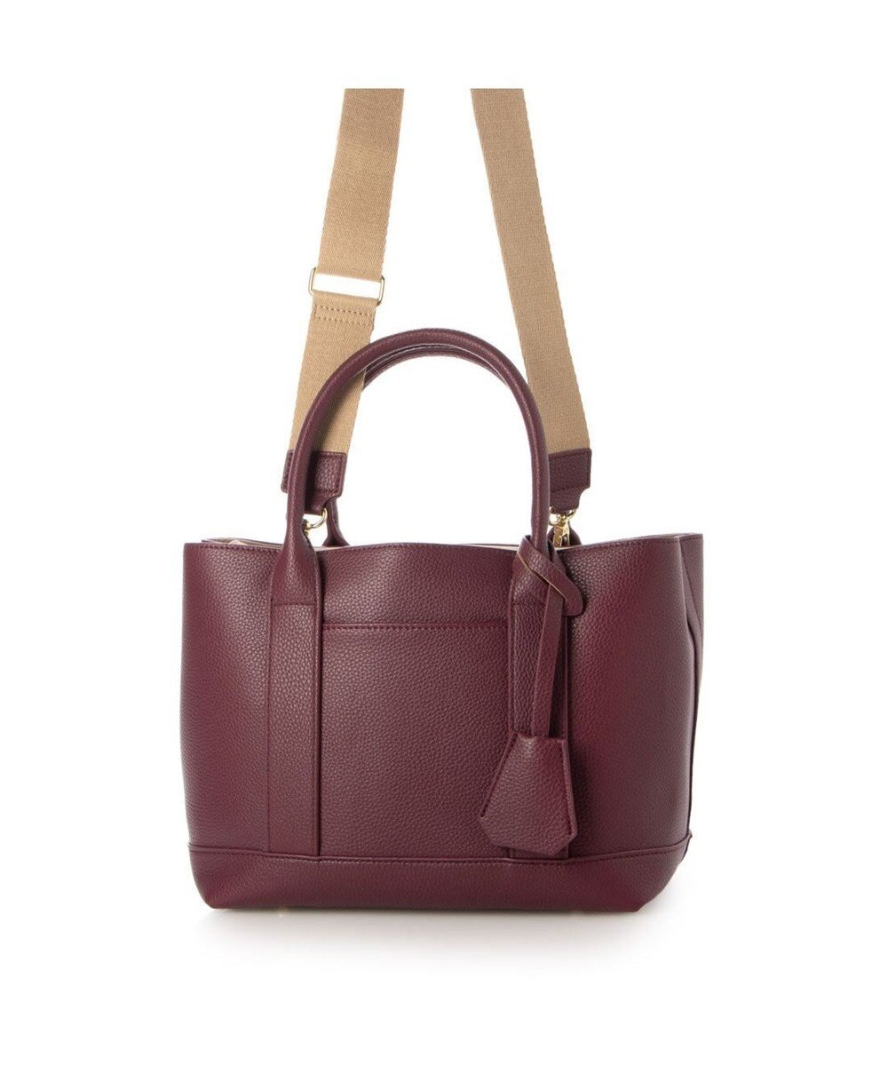 UNBILLION 【テレビ ドラマ着用アイテム】cachecache ショルダー付きパーテーション合成皮革トート 