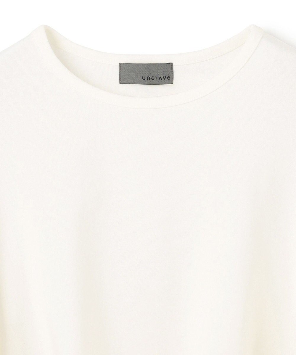 uncrave ダブルフェイスジャージー ハンカチスリーブトップス 