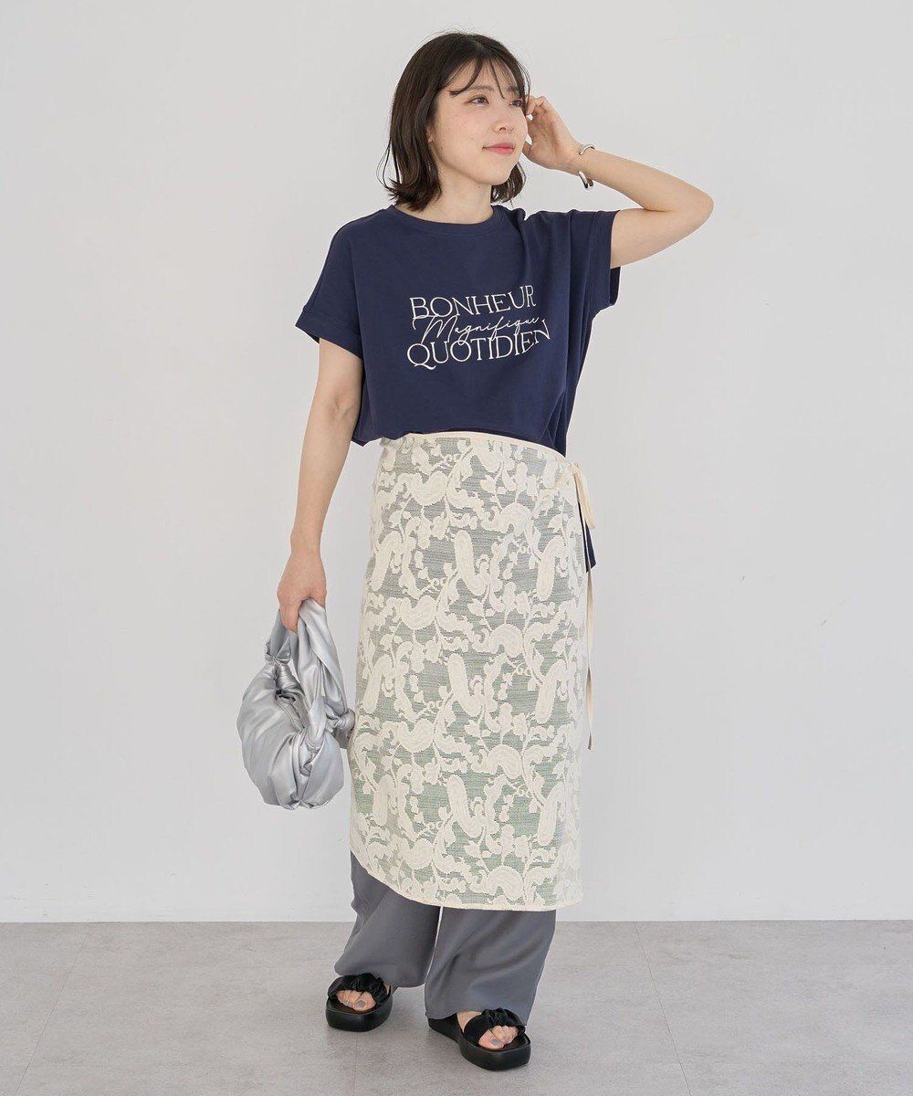 Green Parks レース巻きスカート 