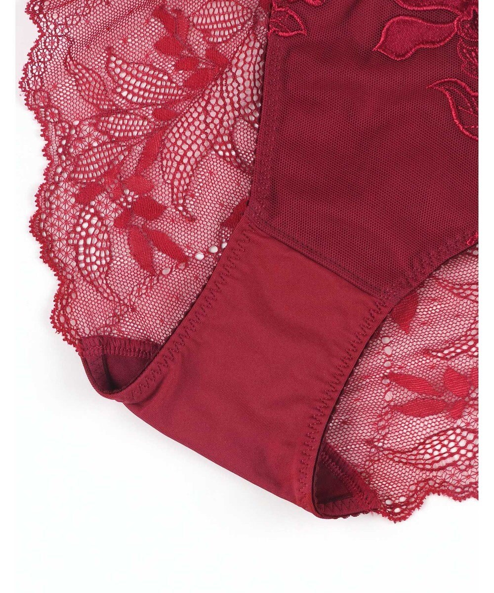 une nana cool 【ベロアのレースが特別感を演出】クリスマスモチーフ総レースショーツ 