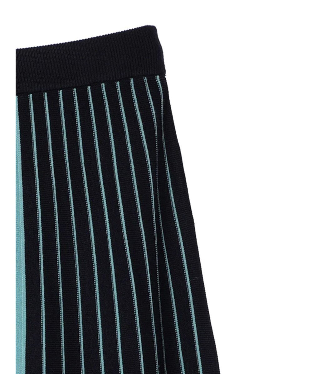 CRAFT STANDARD BOUTIQUE マルチストライプバイカラーニットスカート 