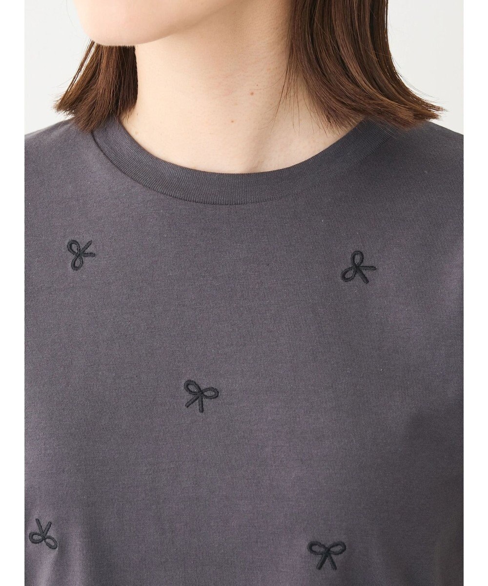 Green Parks ・Ｄｏｕｂｌｅ　Ｆｌａｇｓ　リボン刺繍ＴＥＥ 