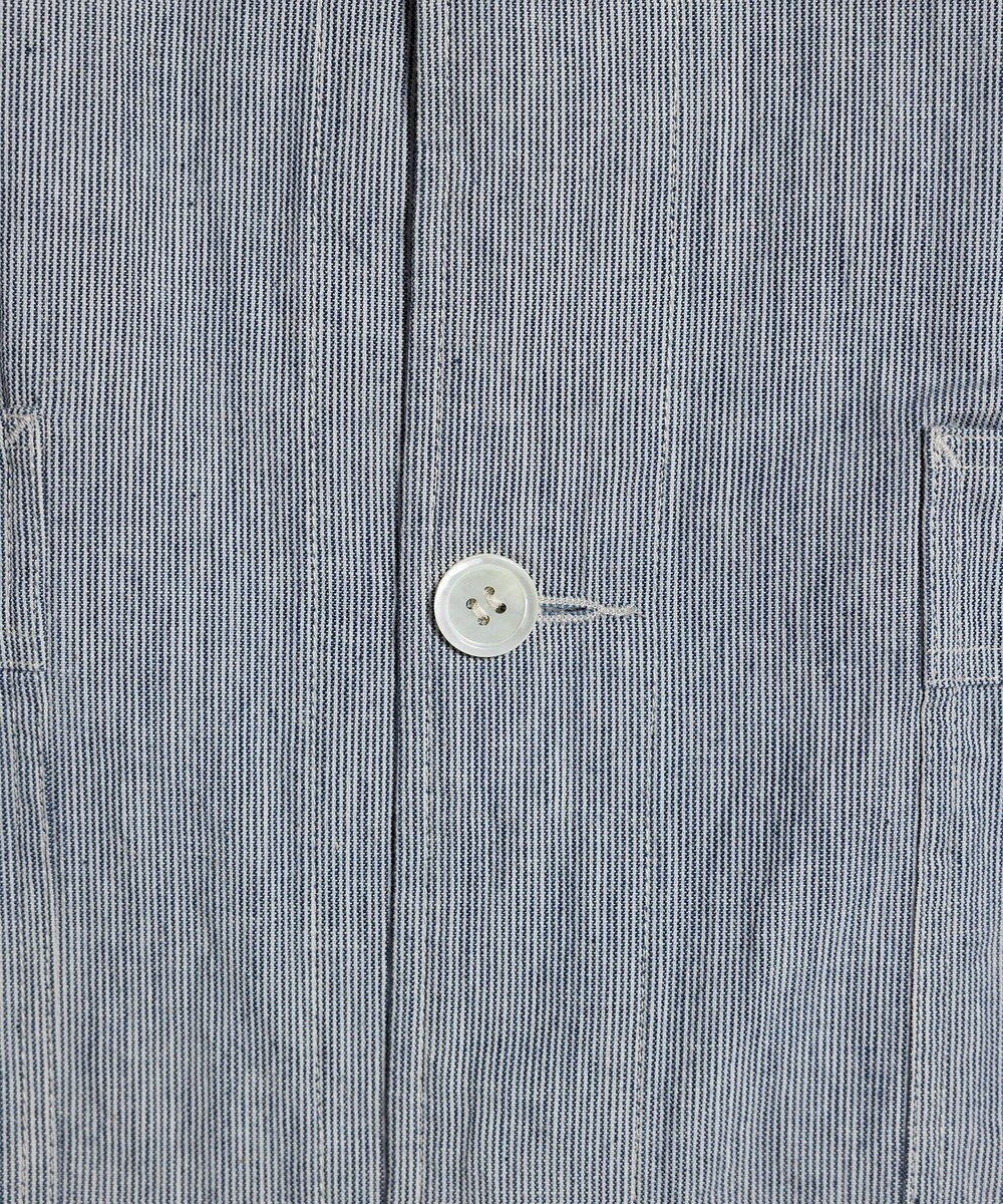 LENO LIGHT HICKORY ATERIER COAT《UNISEX》/ ヒッコリーアトリエコート 