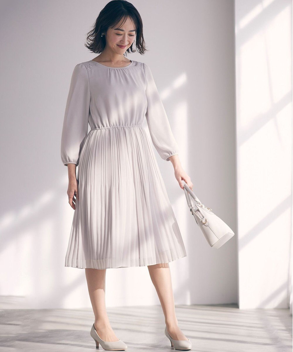 ANY SIS 【洗える】フェミニンプリーツ ワンピース 