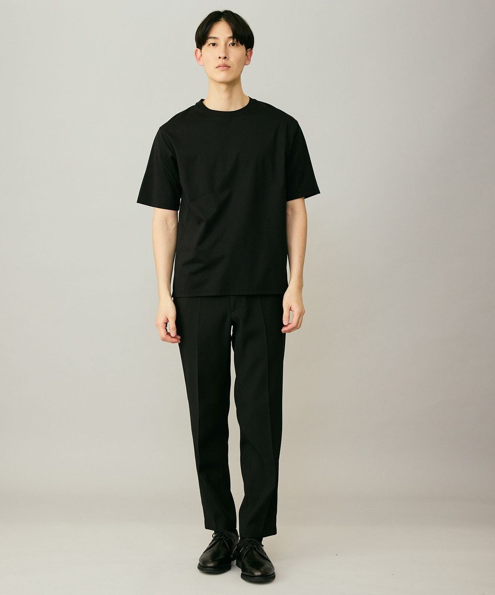 UNFILO MENS 【OCEANS 雑誌・web・YouTube 掲載】WOOL TOUCH 機能美パンツ スリム【東レ開発のウール見え高機能素材】 