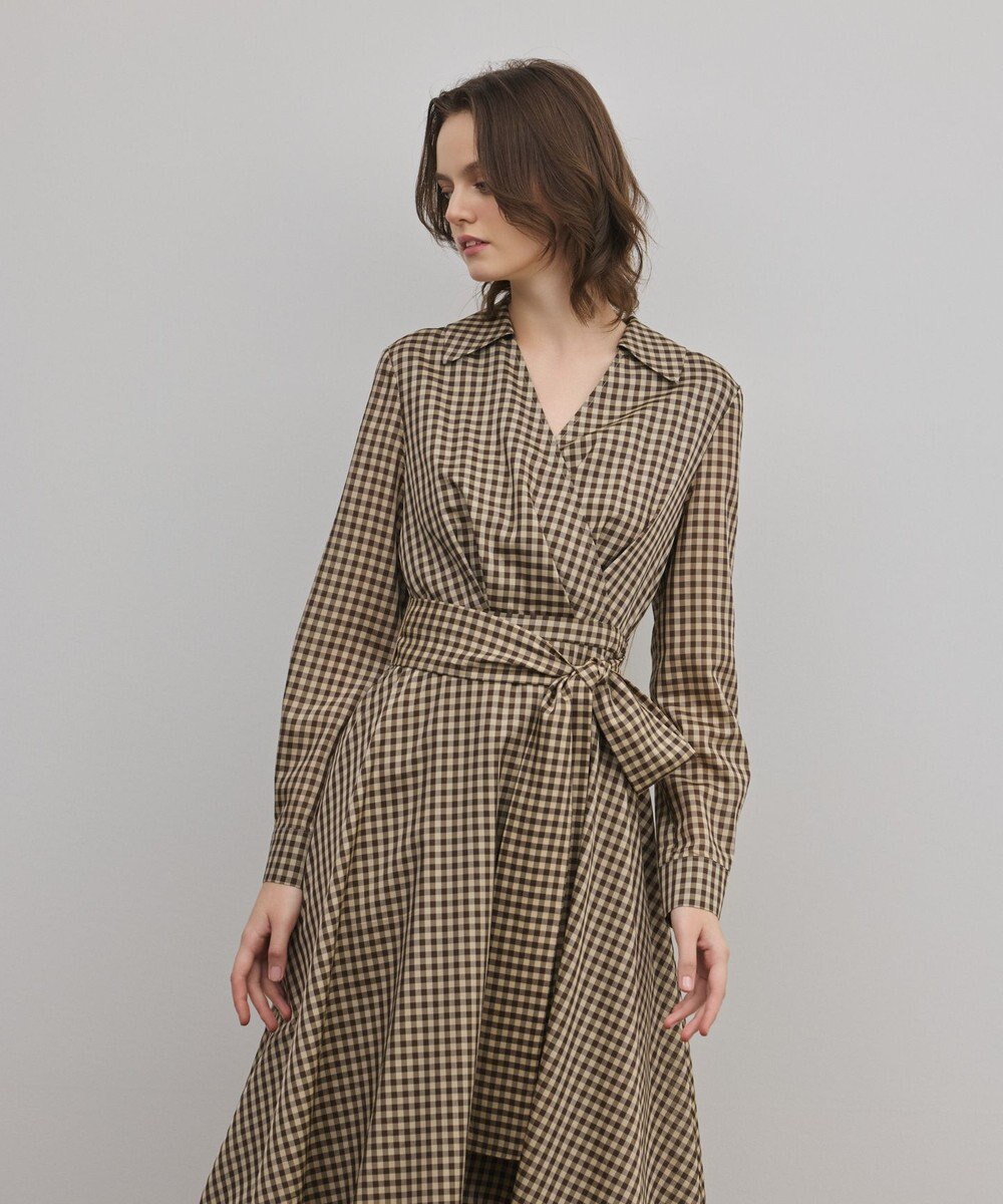 GRACE CONTINENTAL カシュクールバルーンワンピース 