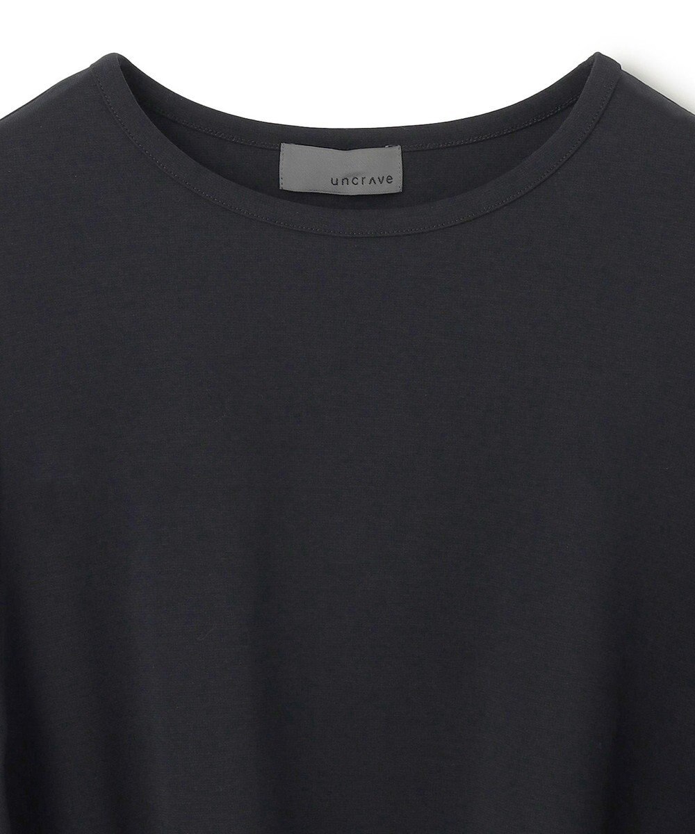 uncrave ダブルフェイスジャージー ハンカチスリーブトップス 