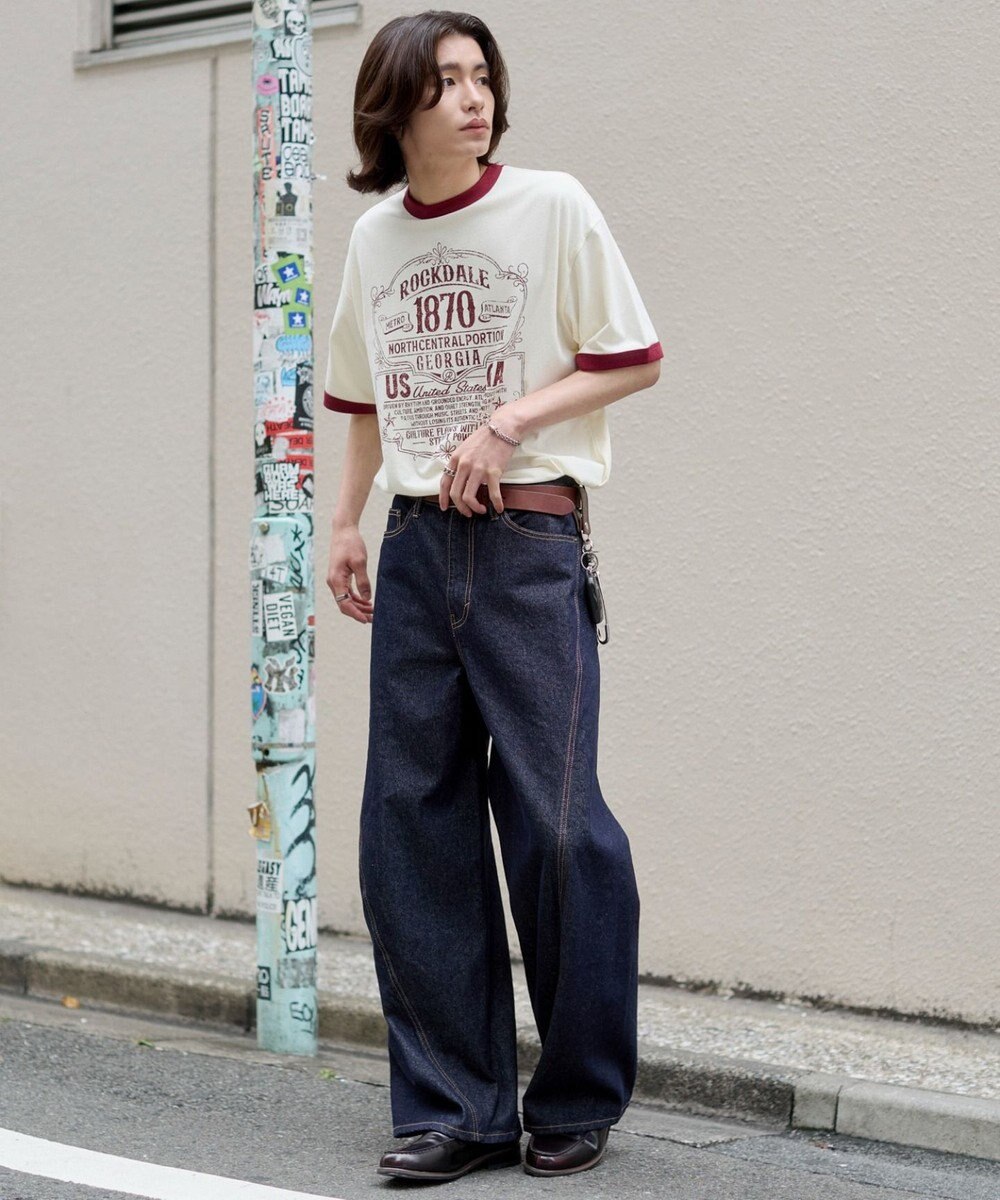 WEGO 【ユニセックス着用ITEM】グラフィックネップT（SS） 
