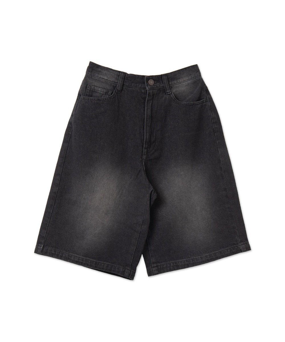 WEGO 【新色追加】ヴィンテージウォッシュデニムハーフパンツ 