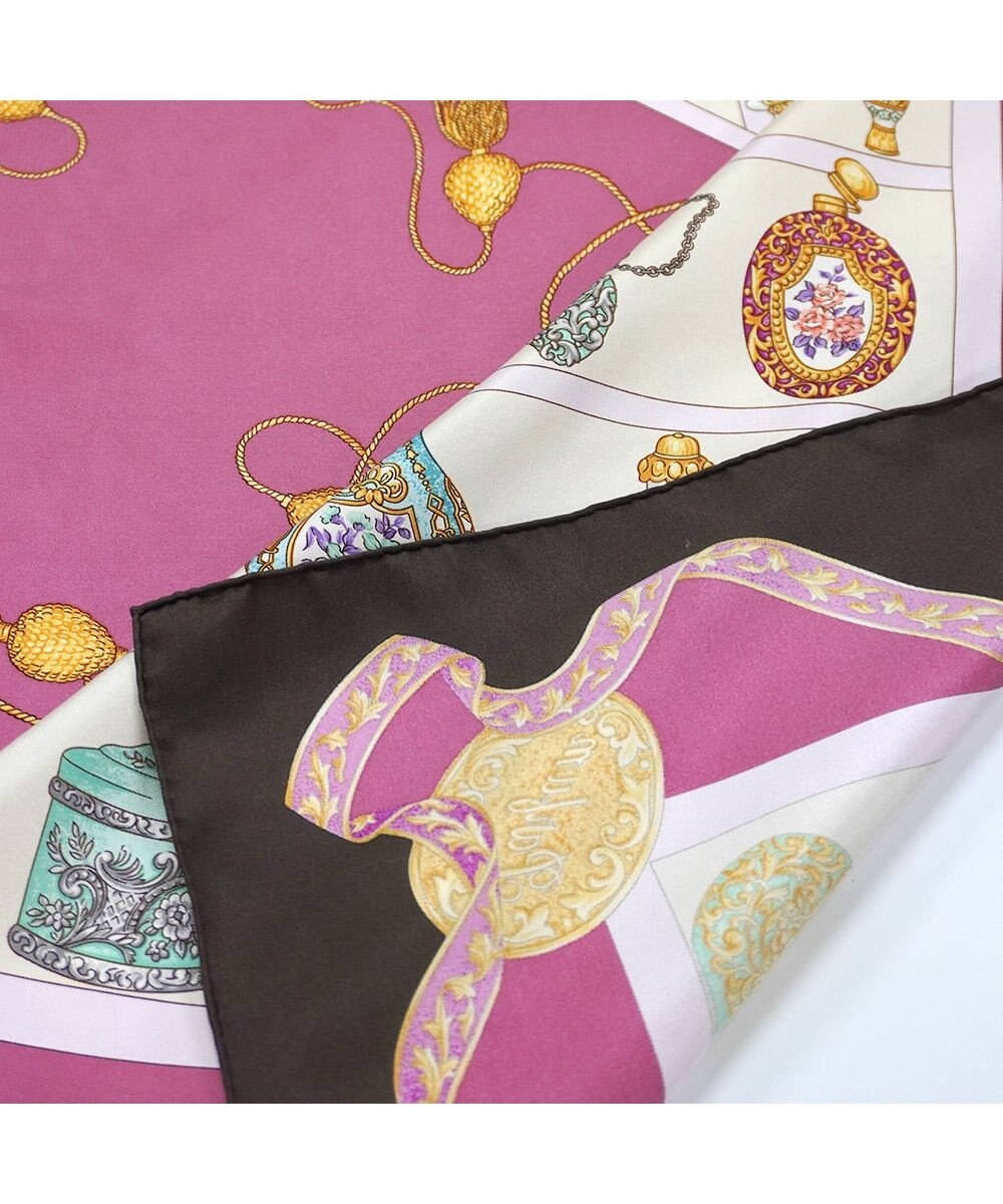 Marca 【伝統横濱スカーフ】香水瓶   大判 シルクツイル スカーフ 