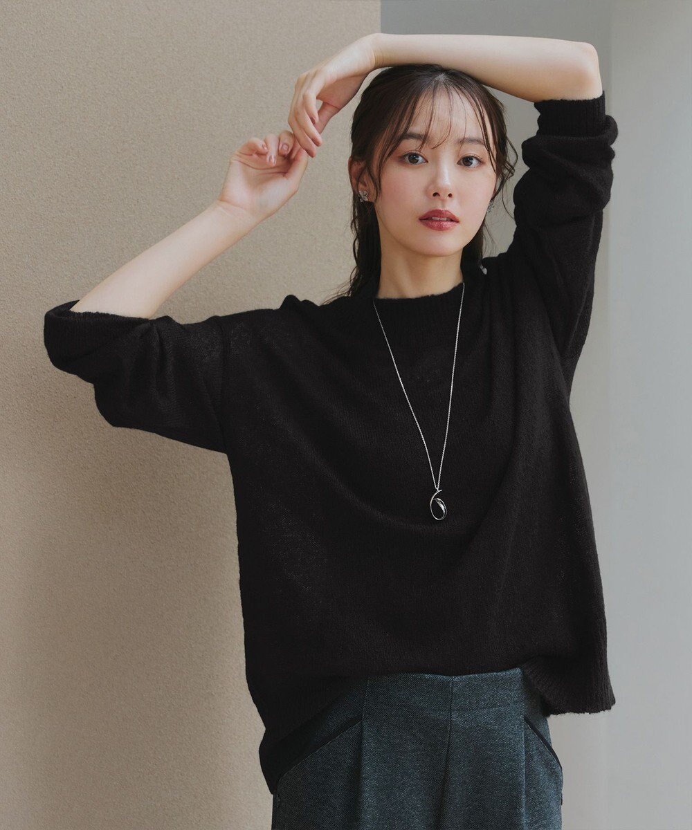 Tiaclasse 【洗える】シアープルオーバーニット 