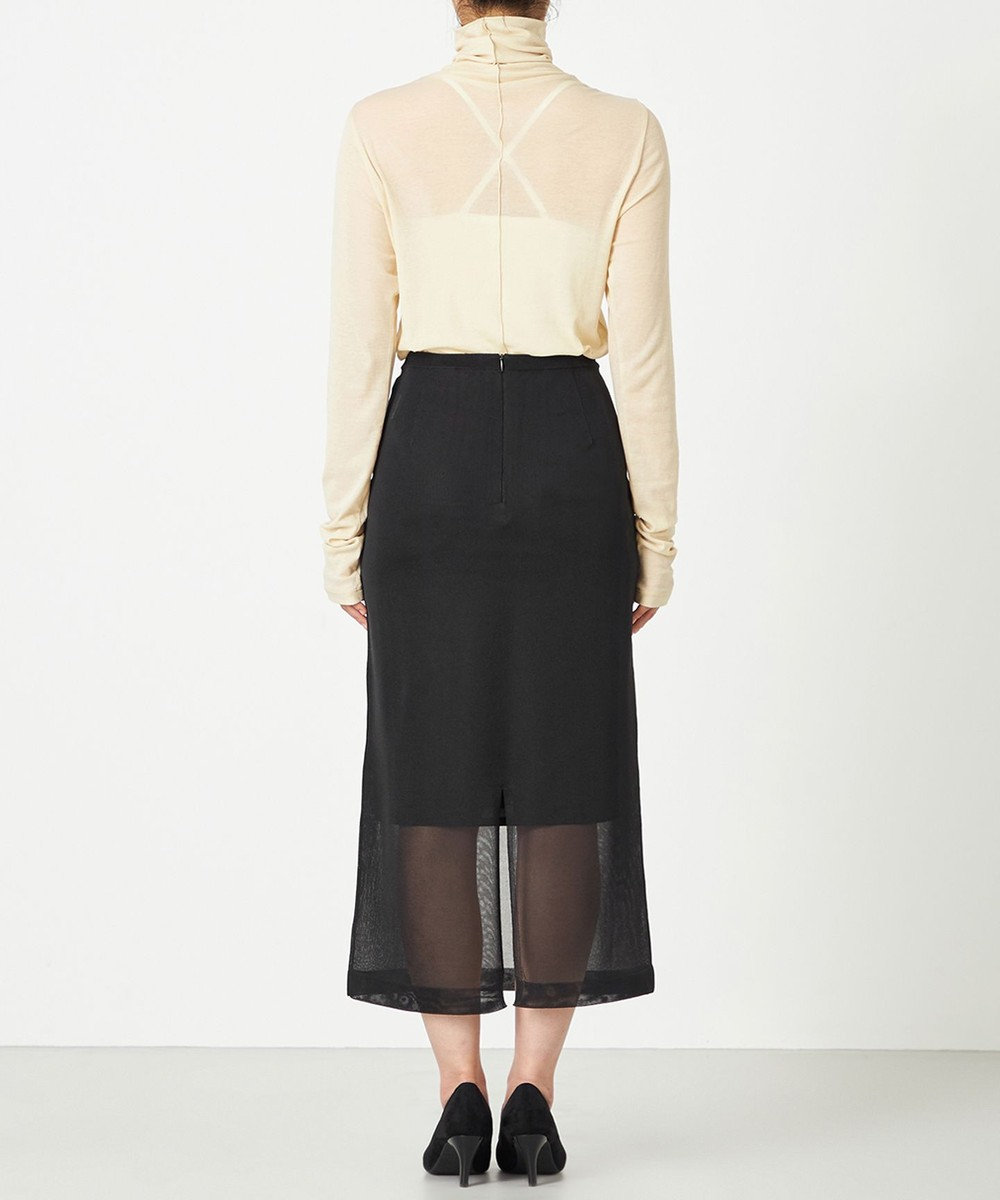 NAVE 【Nave・洗える】ツイストシアー タートルネックプルオーバー 