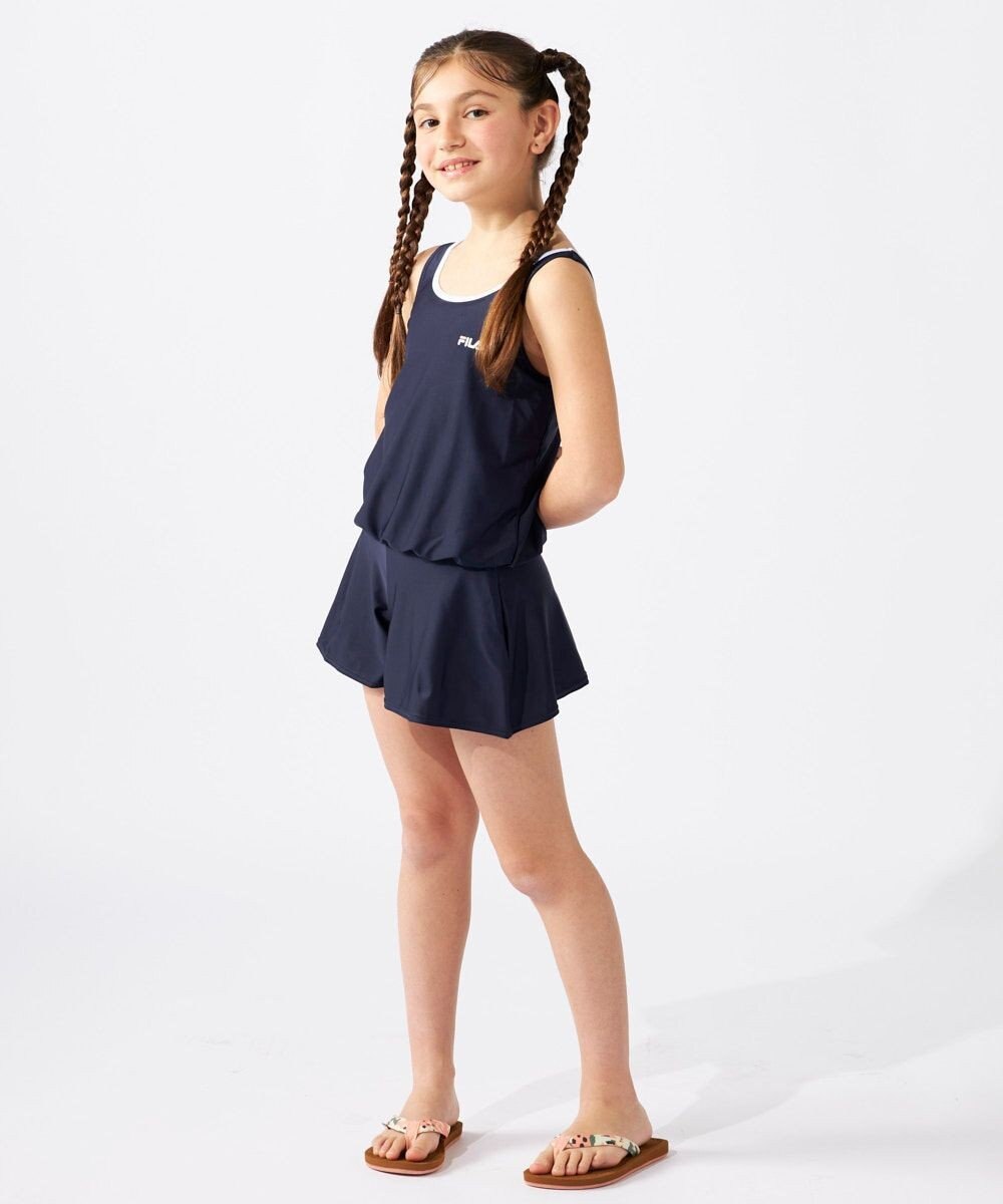 OP／FILA 【FILA】ワンピーススクール水着 キュロットタイプ 