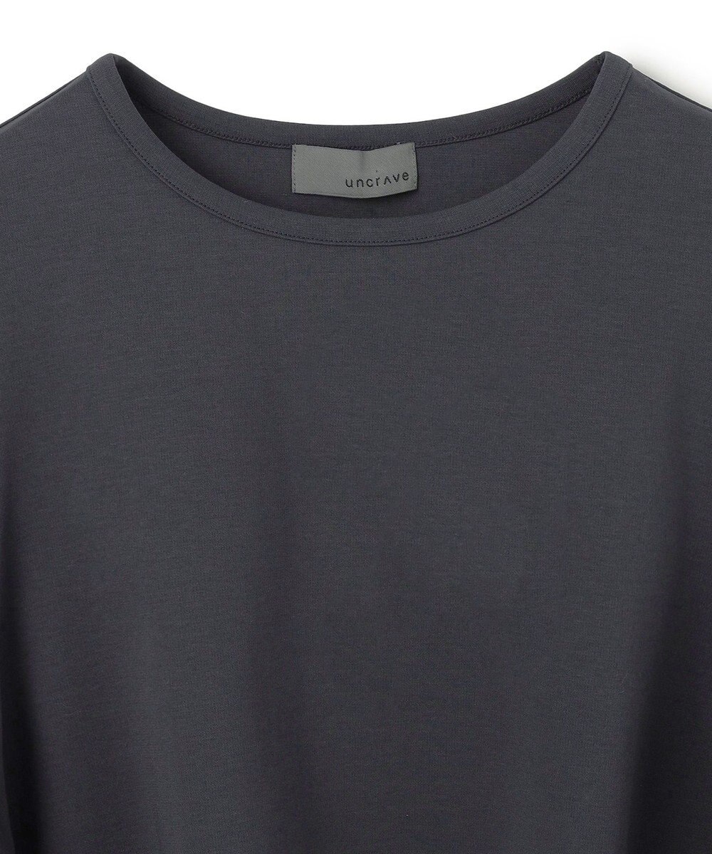 uncrave ダブルフェイスジャージー ハンカチスリーブトップス 