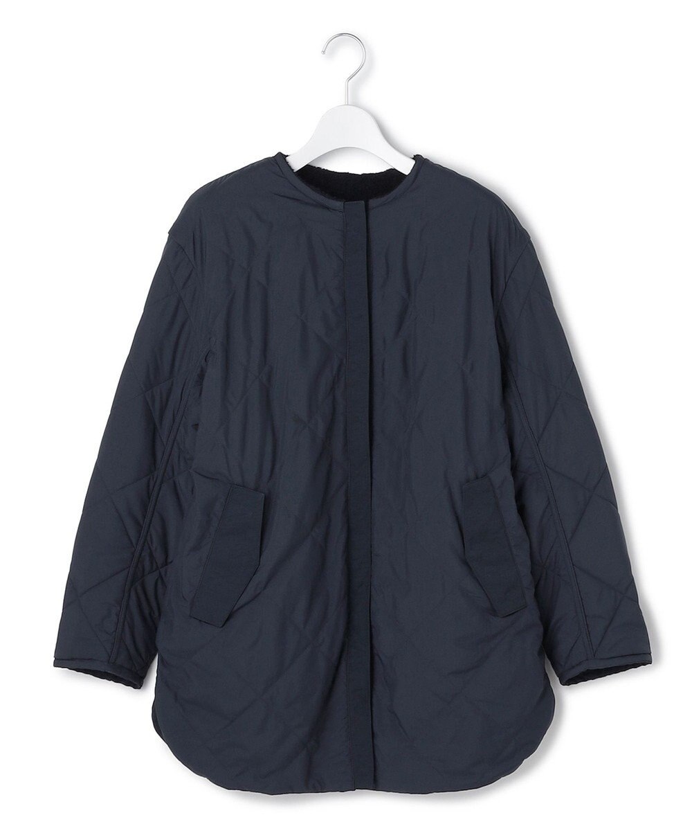 ICB L 【リバーシブル着用可能】 リバーシブルキルト ミドル丈コート 