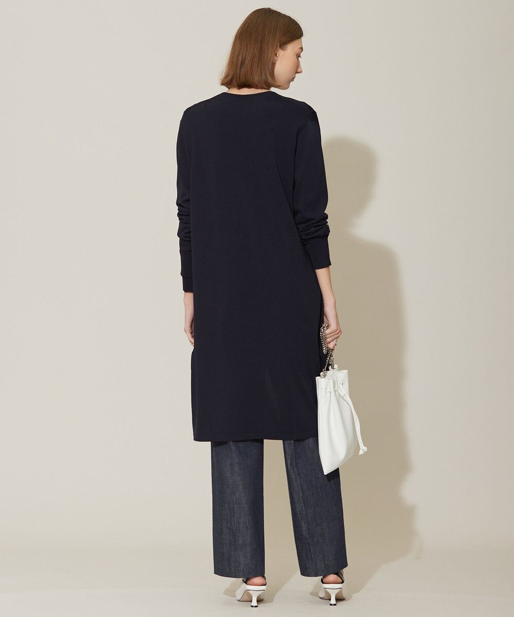 ICB L 【WEB限定カラーあり・接触冷感・UVケア・洗える】 シンセティックハイゲージ ロングカーディガン 