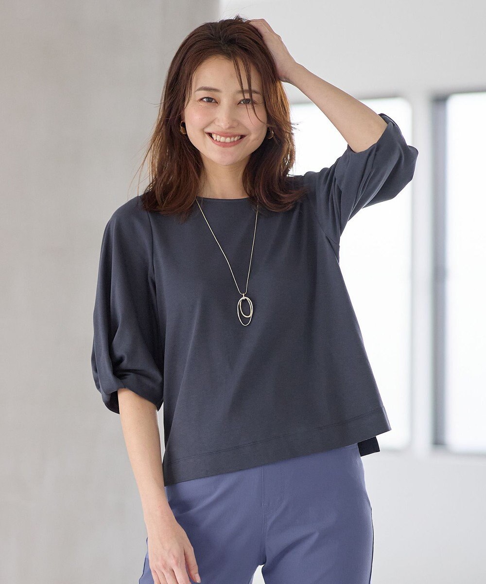 ANY シルケットスムース タックスリーブプルオーバー 