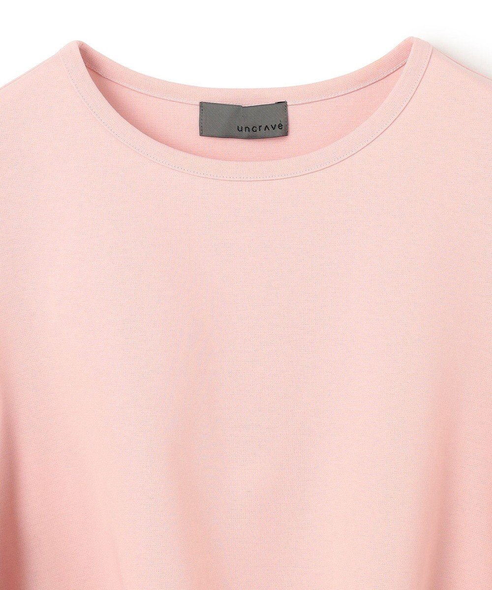 uncrave ダブルフェイスジャージー ハンカチスリーブトップス 