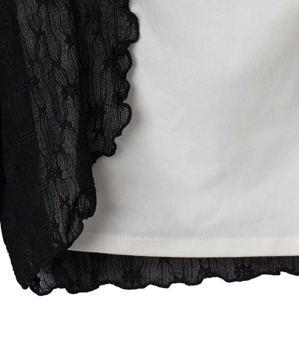 WEGO 【２点セット】アンサンブルレースカーデ 