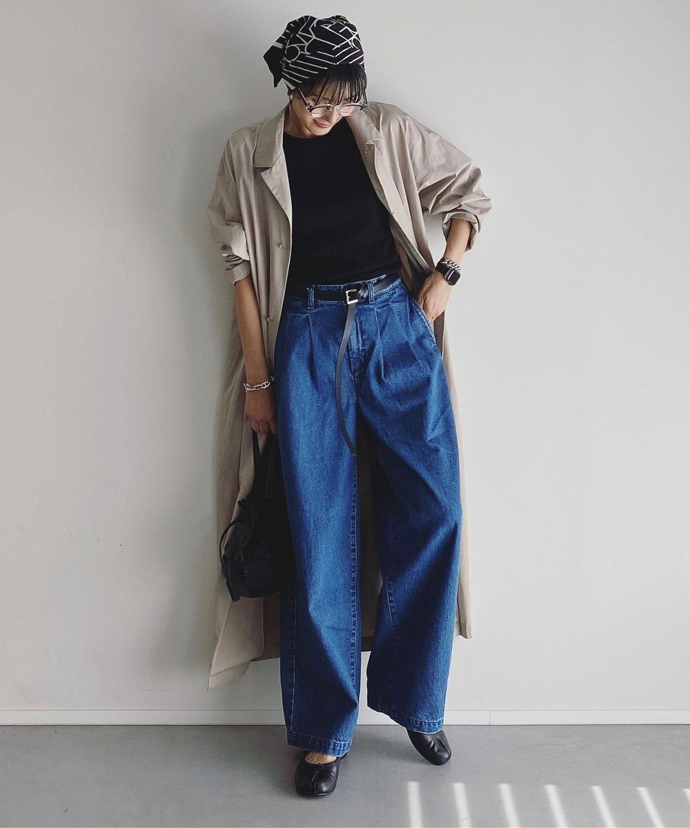 woadblue TUCKER タッカー / ワイドデニムパンツ 