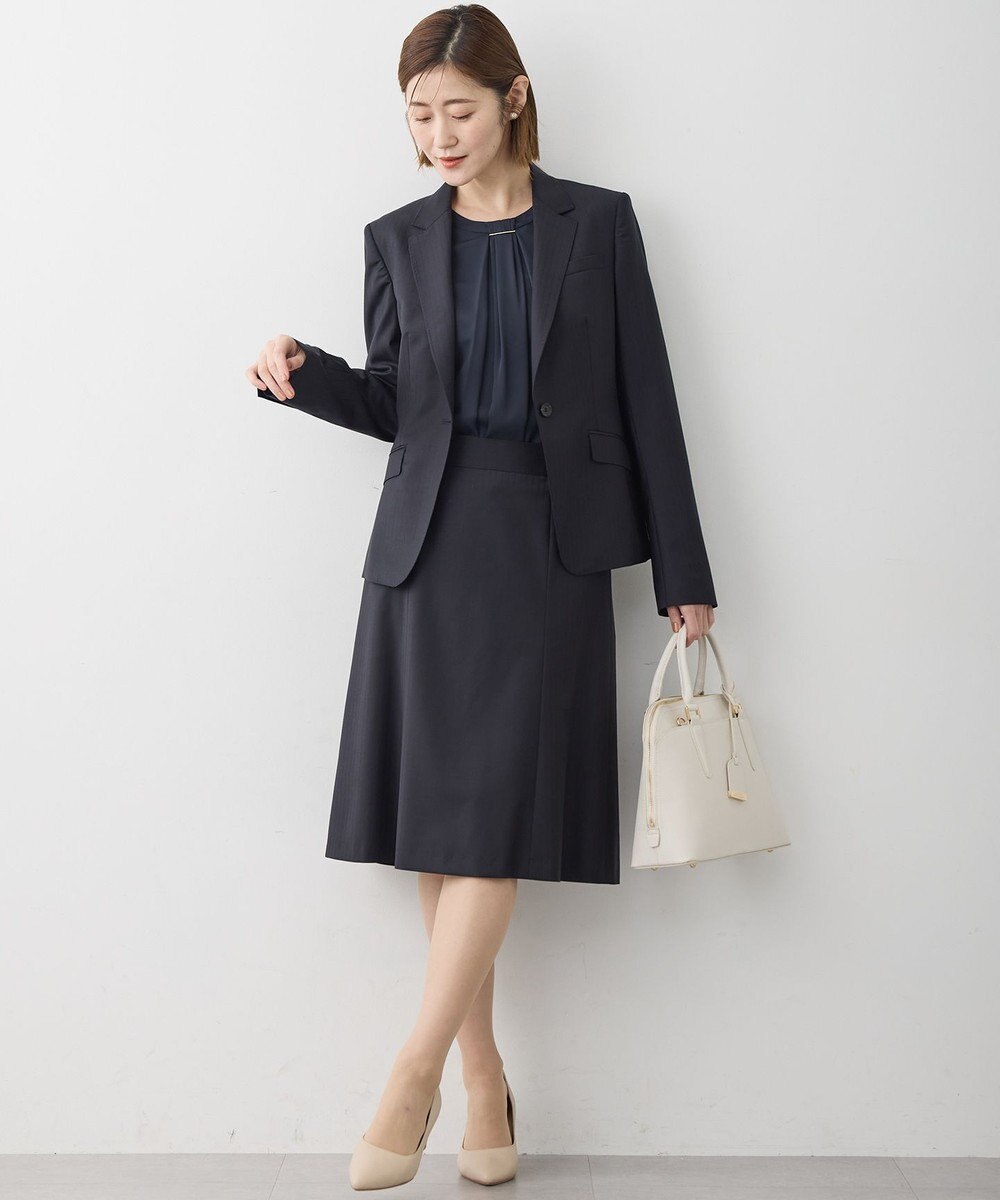 23区 S 【セットアップ着用】ファインネスウール フレア スカート 