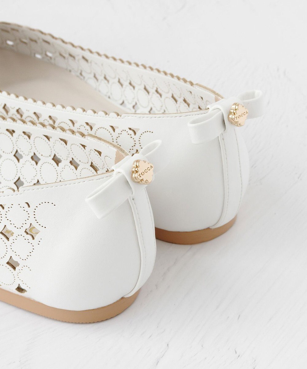 TOCCA 【大人百花掲載】LUCKY CLOVER FLATSHOES フラットシューズ 