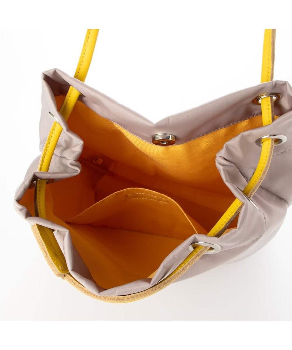 UNBILLION カシュカシュ cachecache / ナイロンツイル牛革付属ハトメショルダー 