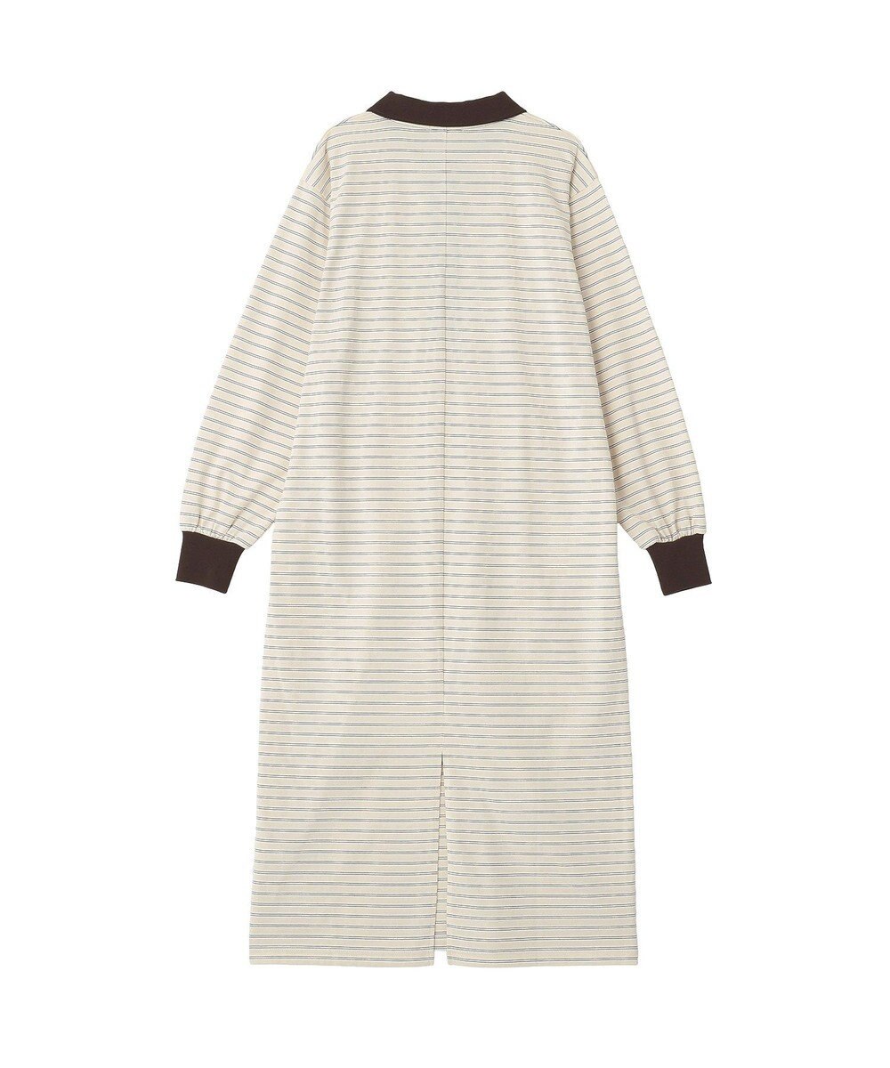 CRAFT STANDARD BOUTIQUE ポロ衿ボーダーワンピース 
