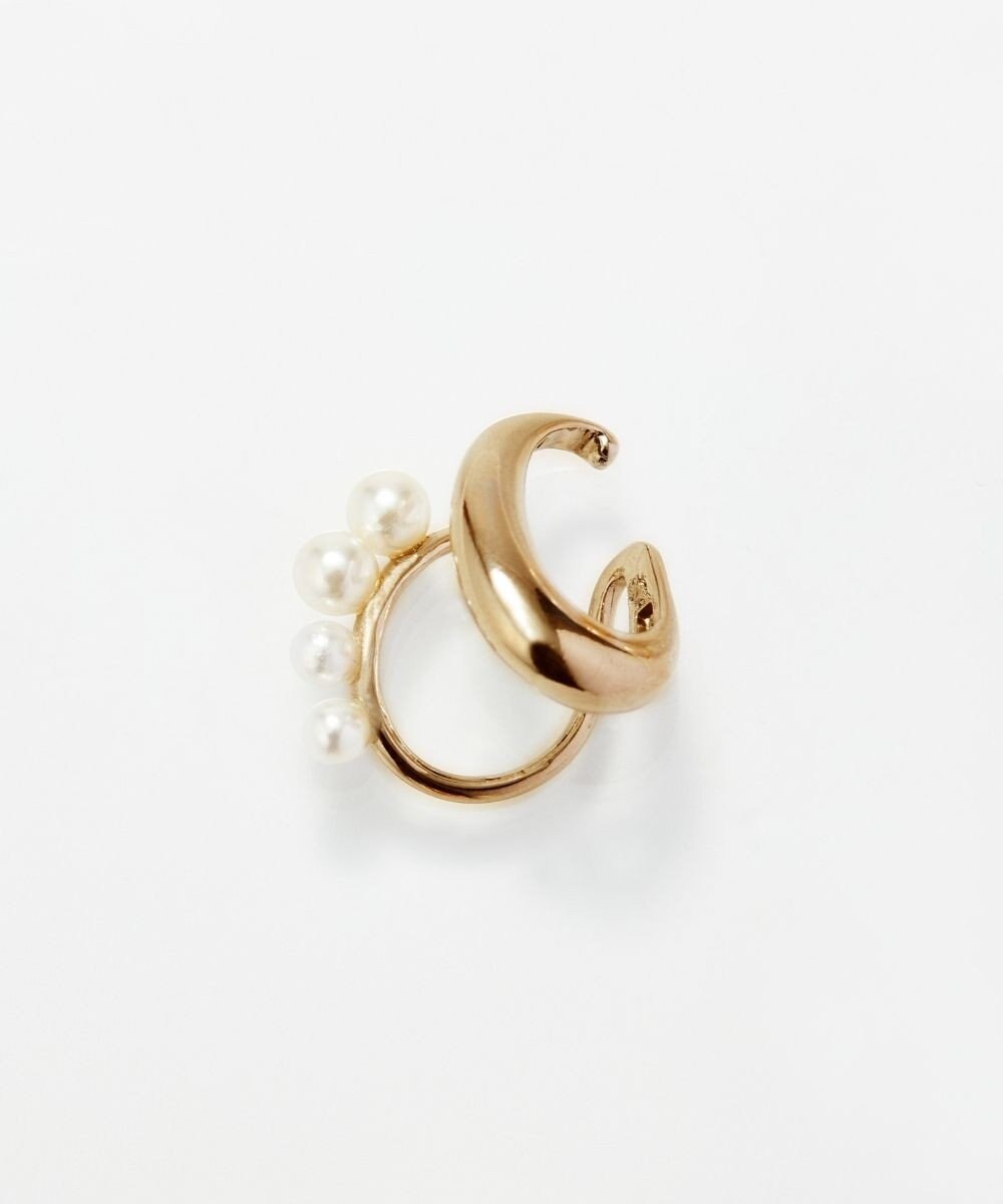 Phoebe 【限定セット】クラシカルパール×チェーン2連ネックレス×ドレッシングパールイヤーカフ 