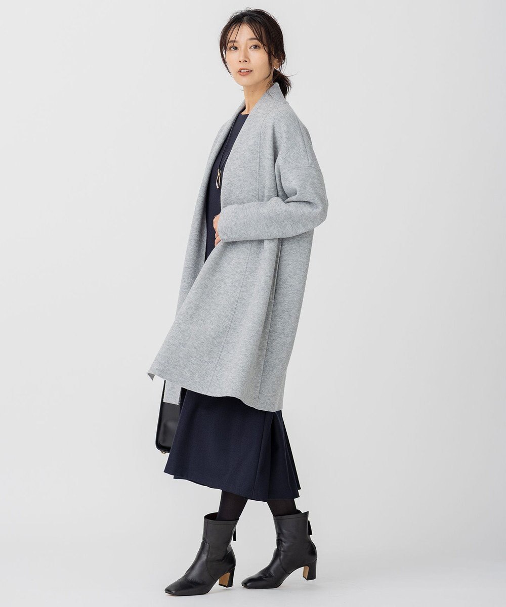 23区 L コンプレストパイル コーディガン 