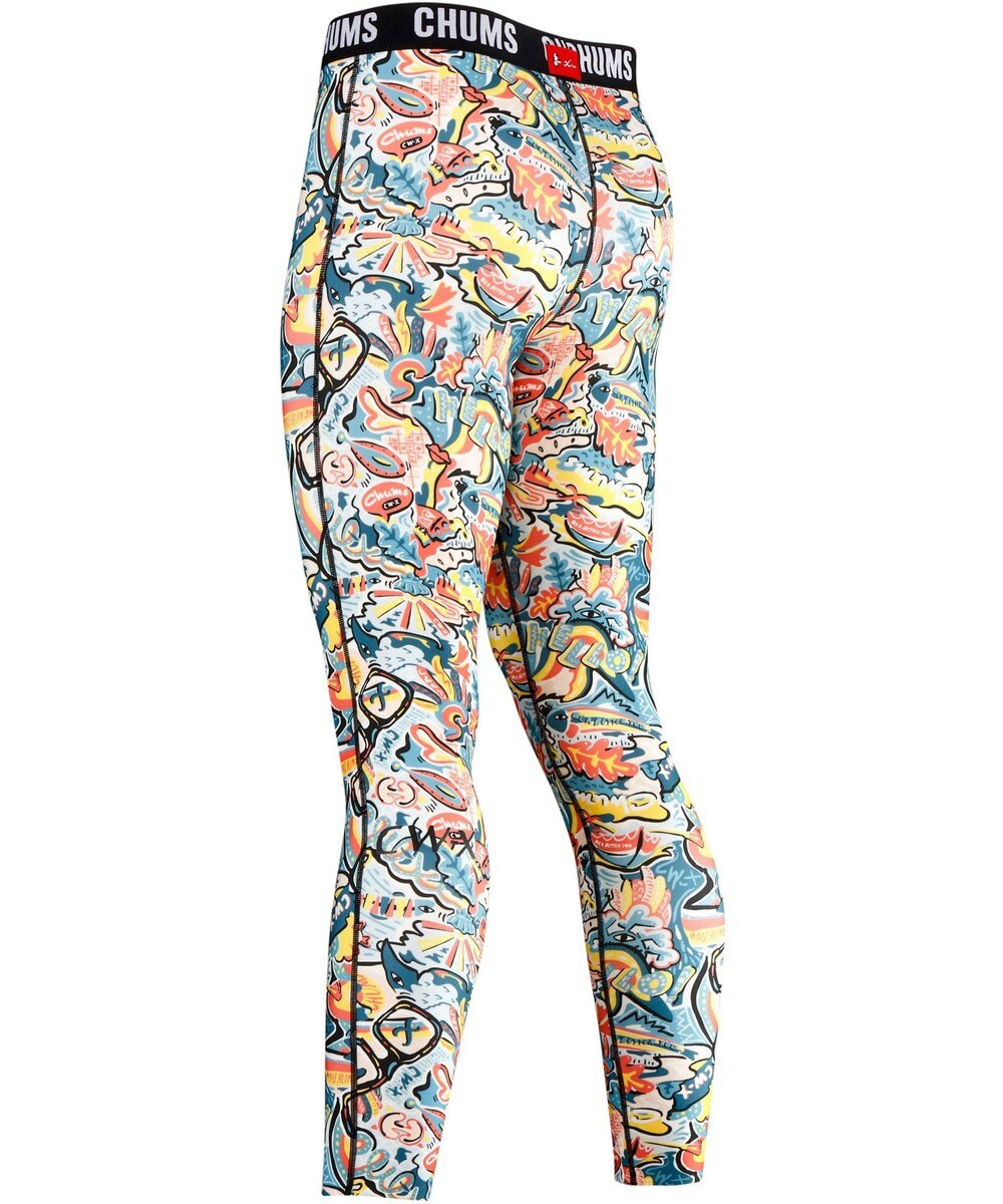 CW-X 【MEN】 メンズスポーツタイツ CHUMS (チャムス)コラボ 脚スッキリ。動き軽やか。 吸汗速乾 LNO300 /ワコール 