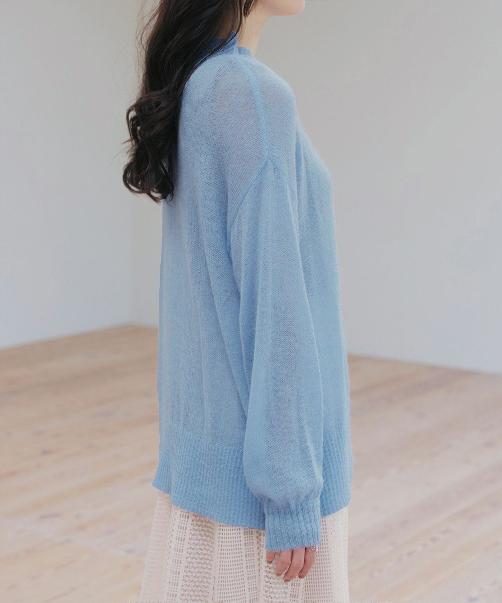 Tiaclasse 【洗える】シアープルオーバーニット 