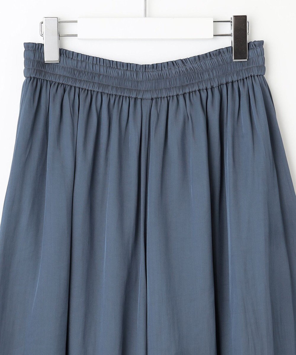 自由区 S 【WEB限定・ウエストゴム・長さ調整可・洗える】ビンテージツイル ギャザーパンツ 