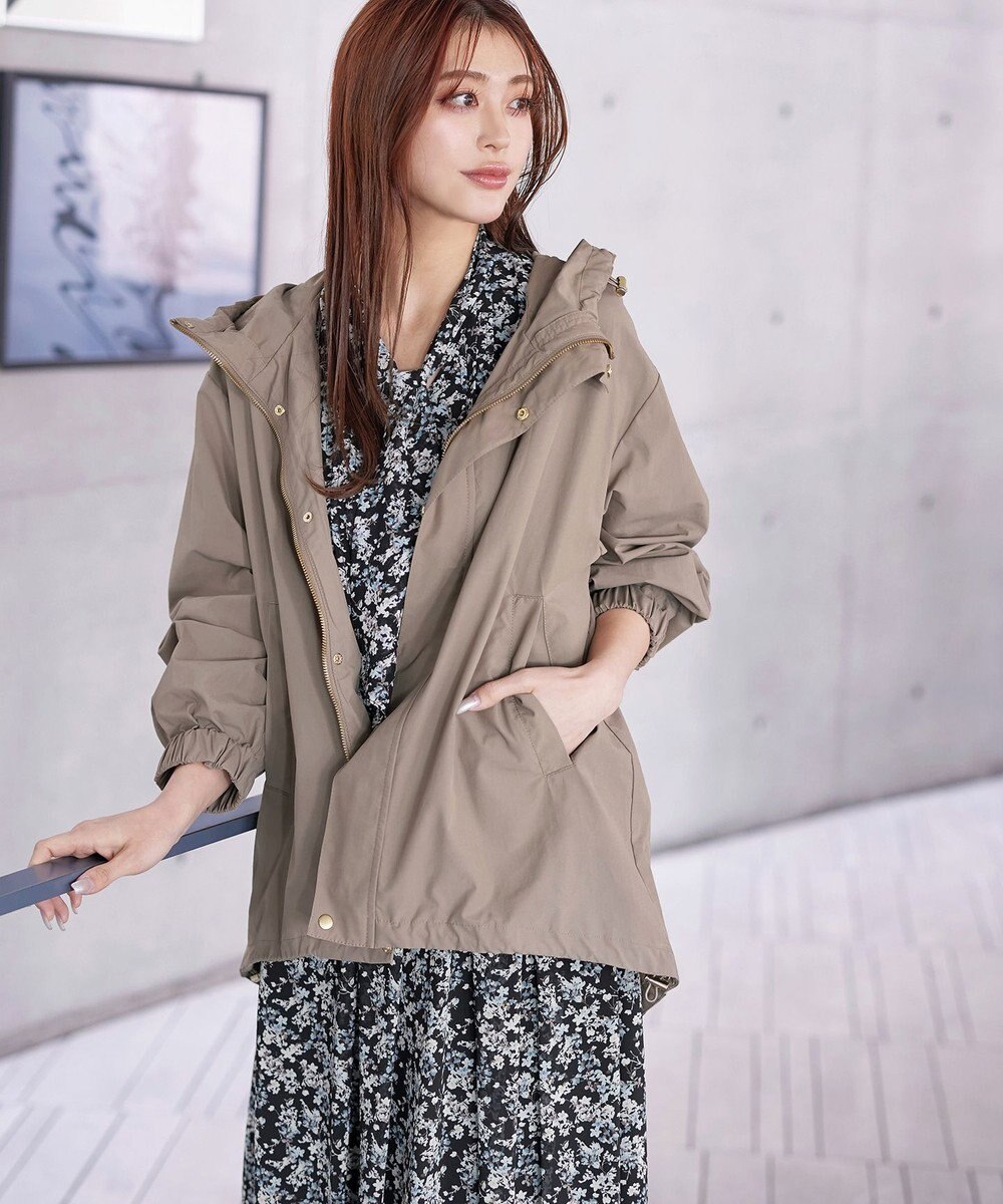 Tiaclasse 【洗える】プリントボウタイ柄ワンピース 