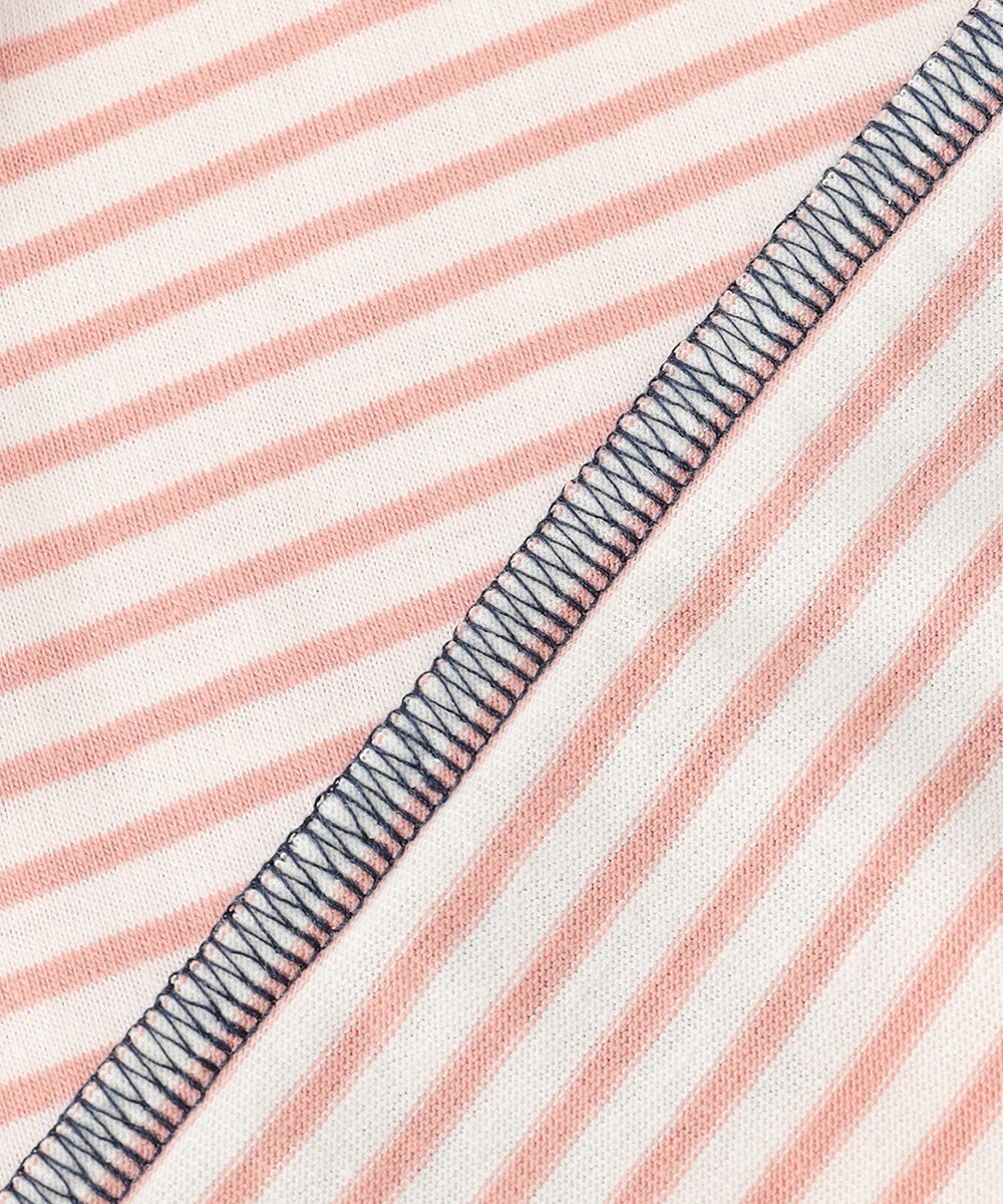 組曲 KIDS 【110-140㎝】リボンボーダー トップス 