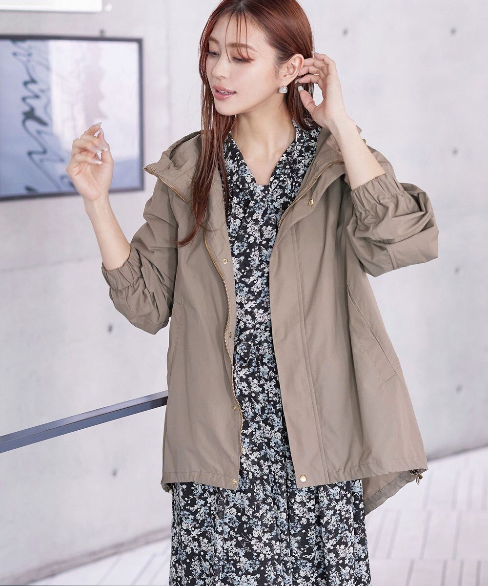 Tiaclasse 【洗える】プリントボウタイ柄ワンピース 