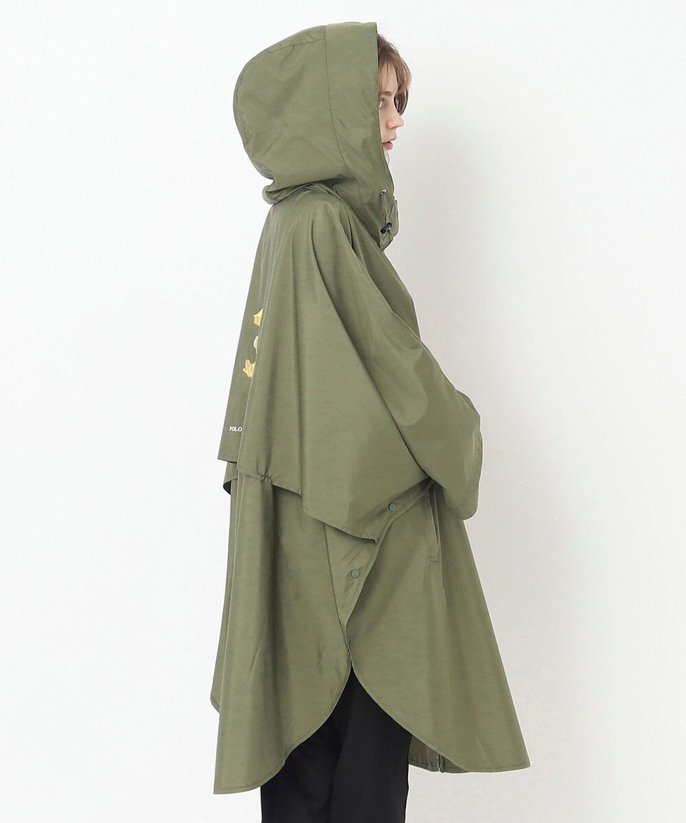 MOONBAT POLO RALPH LAUREN レインポンチョ レインベア 50デニール生地／着丈98cm 収納袋付き 