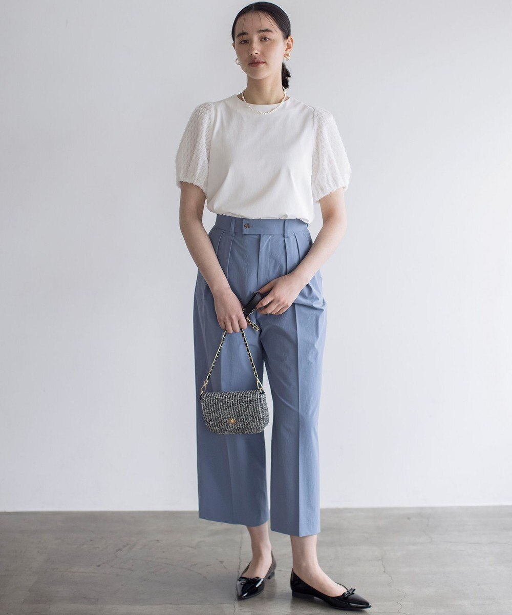 組曲 S スーパーライトストレッチ ワイドパンツ 