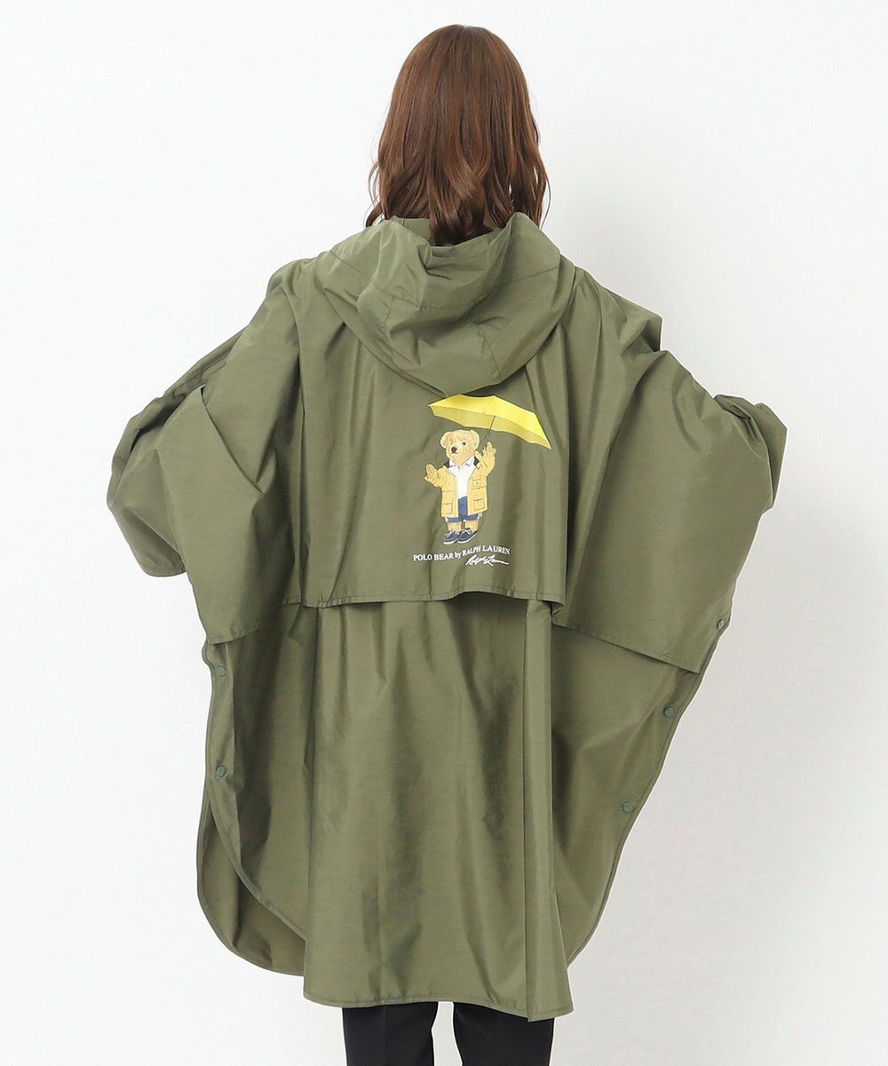 MOONBAT POLO RALPH LAUREN レインポンチョ レインベア 50デニール生地／着丈98cm 収納袋付き 